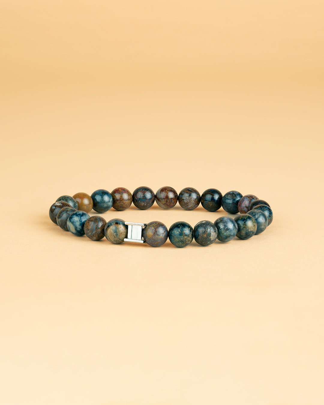 Bracelet with 8mm Pietersite stone – Gemini Official