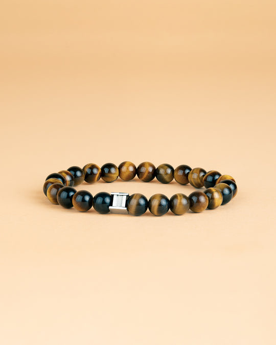 Our N°1 bestseller: bracelet with 8mm Tiger stone