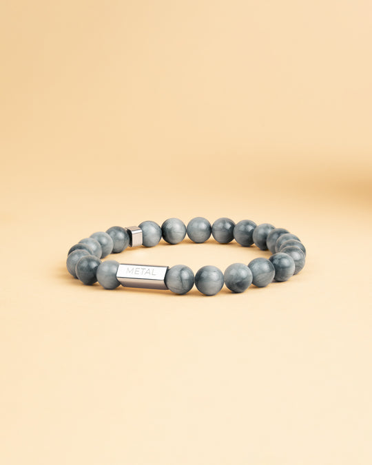 8mm Bracelet with Hawk Eye stone