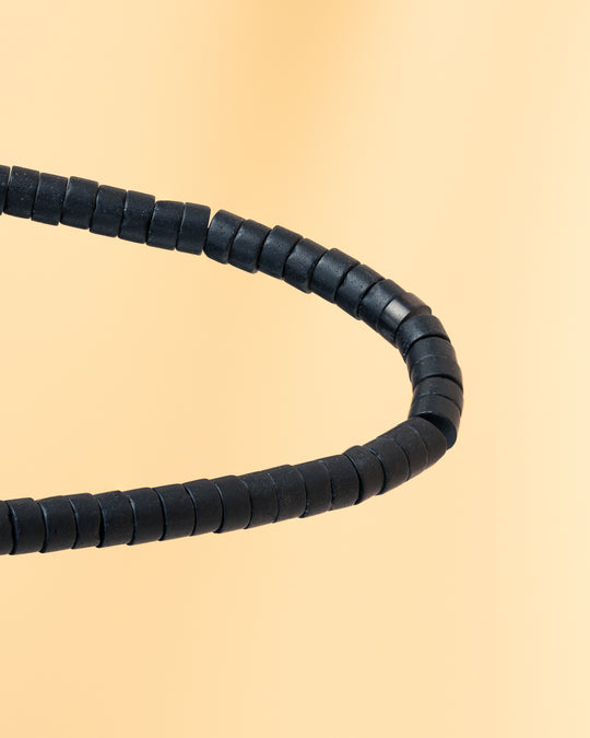 2mm Bracelet with matte Agate stones and titanium element