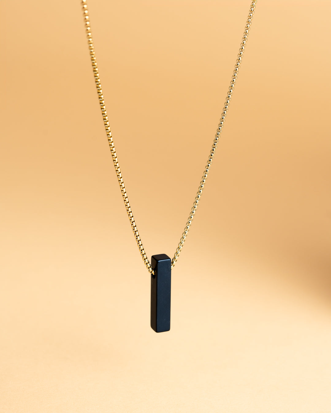 Black agate necklace hotsell