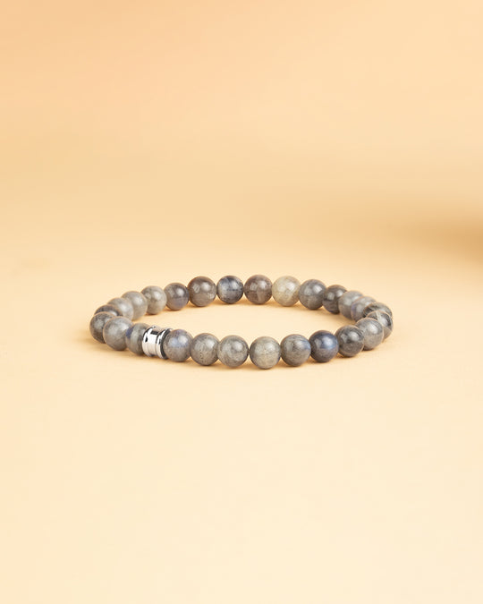 Bracelet with 8mm Labradorite stone