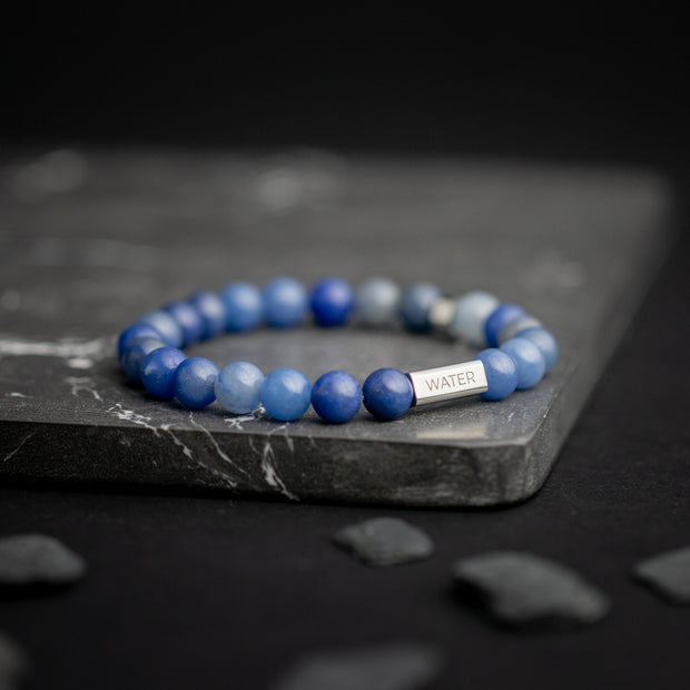 8mm Bracelet with Blue Aventurine stone