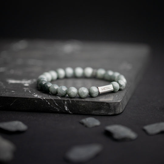 8mm Bracelet with Hawk Eye stone