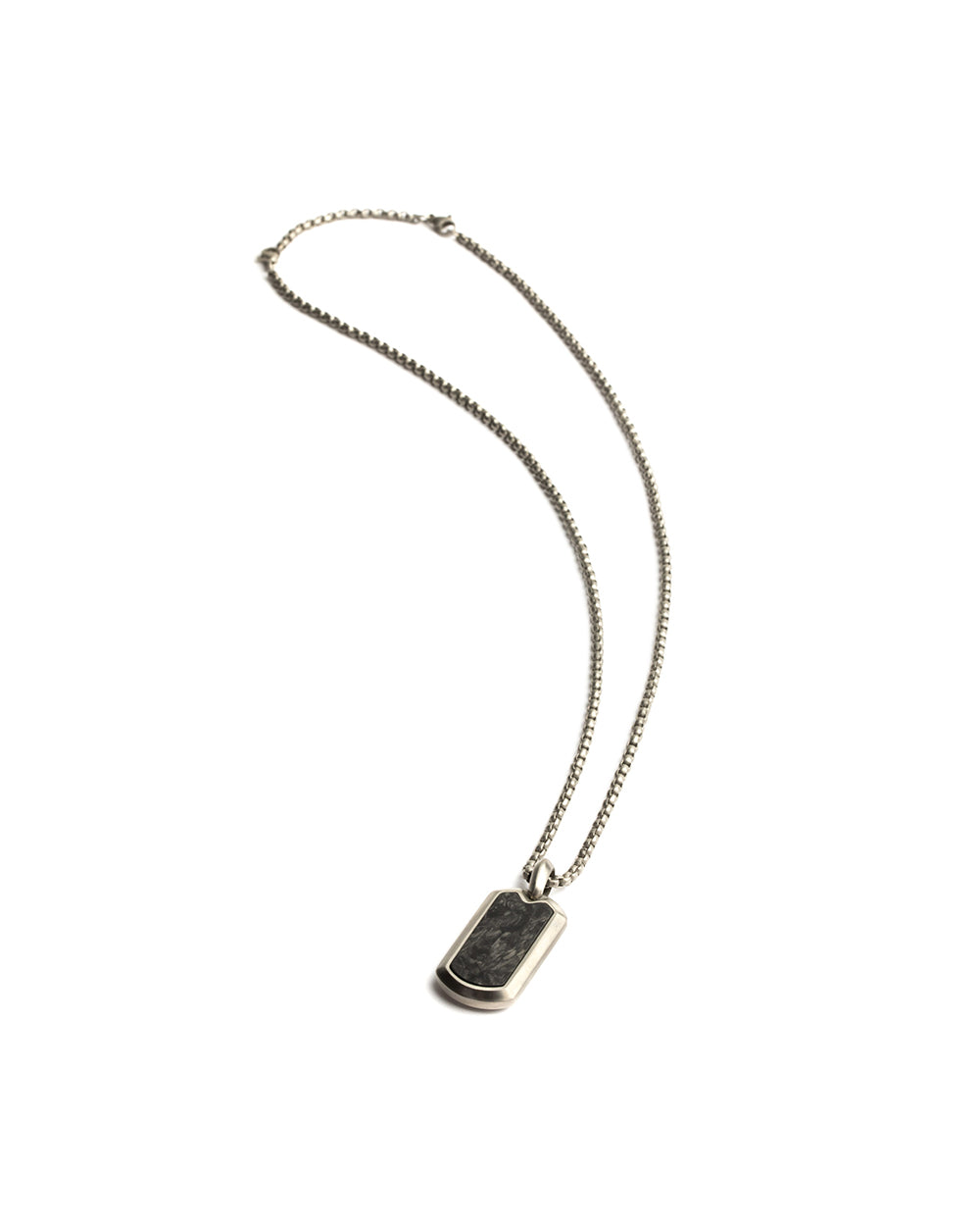 Volledige titanium halsketting met Carbon