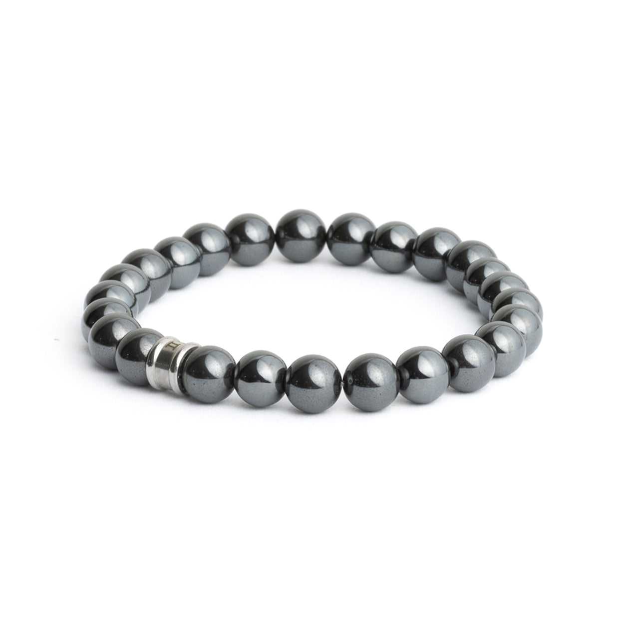 Bracelet with 8mm Hematite beads – Gemini Official