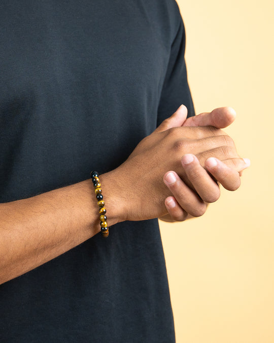 Unser Bestseller Nr. 1: Armband mit 8 mm Tigerstein