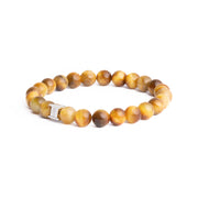 8mm bracelet with Orange Tiger Eye stone