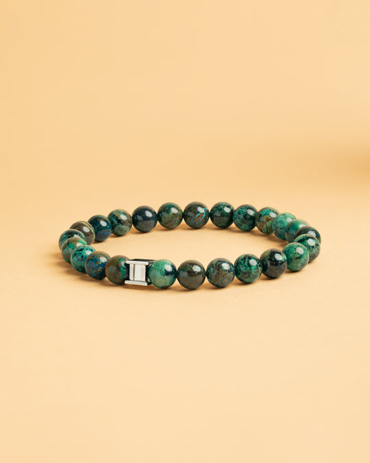 8mm bracelet with Azurite stone