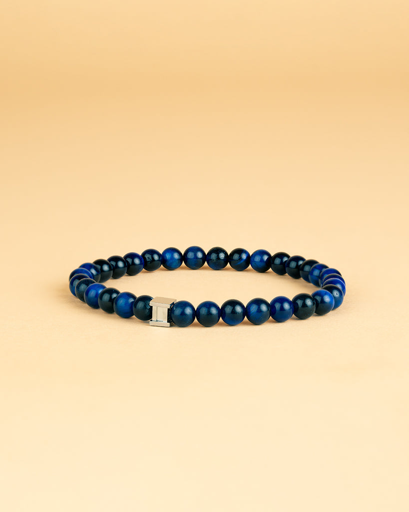 【AEKKI】4 Tigers Eye Gemstone Bracelet (約6mm+8mm) 8mm Round Gemstone Bracelet Tiger Eye – STEEL & BARNETT