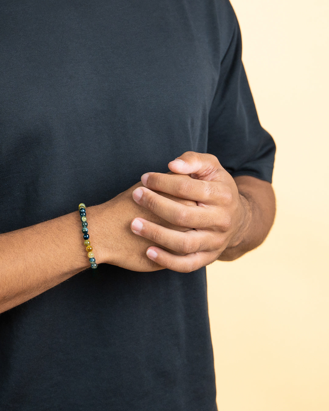 Bracelet with 6mm Tiger Eye stone