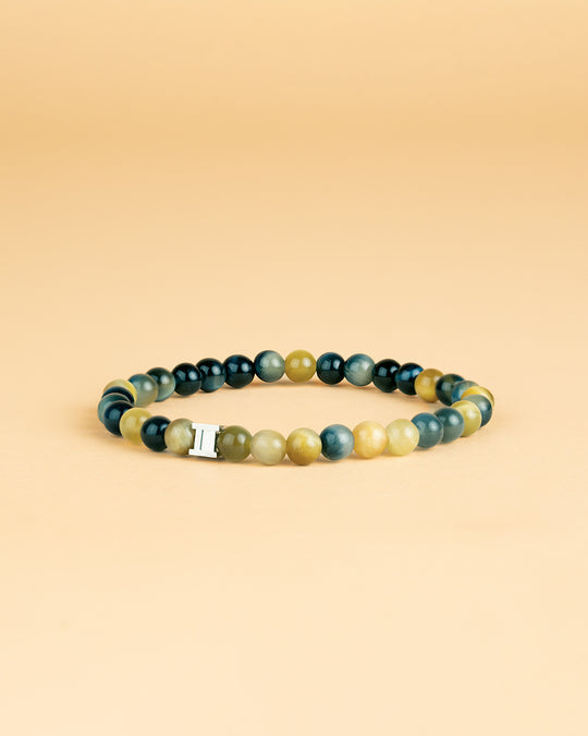 Bracelet with 6mm Tiger Eye stone