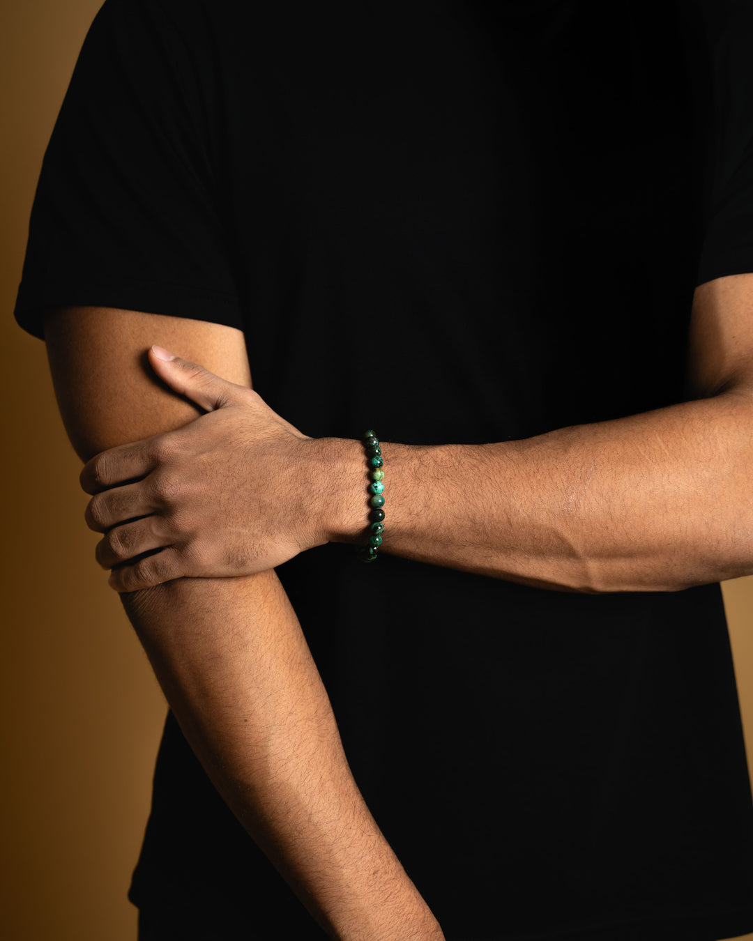 8mm bracelet with Azurite stone