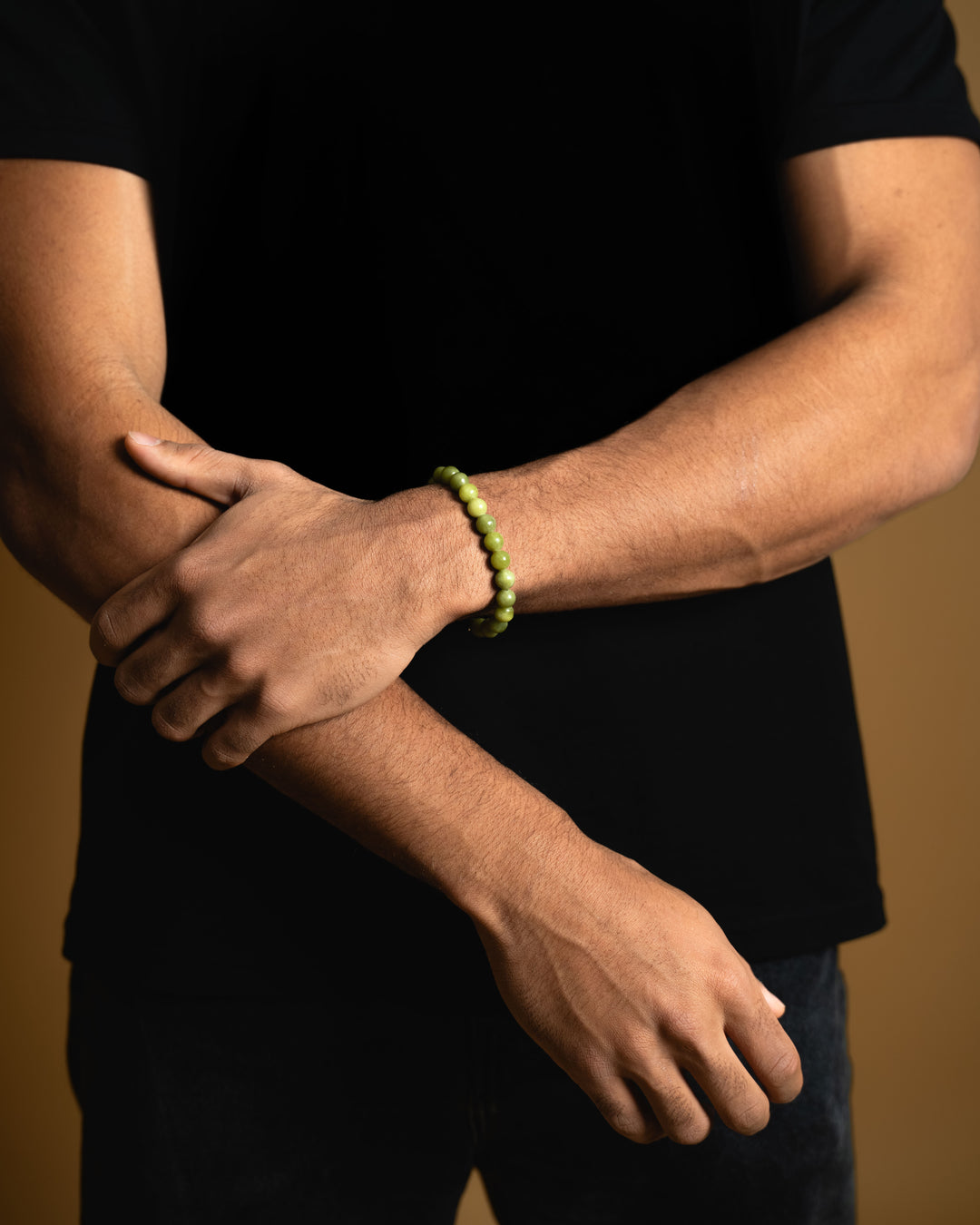 8mm bracelet with Jade stone