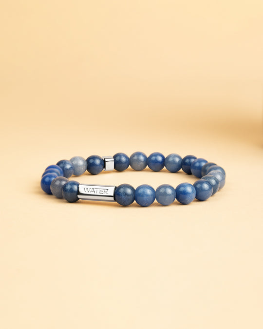8mm Armband met Blauwe Aventurijnsteen