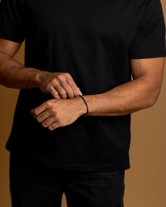 3mm Full Black tennis bracelet