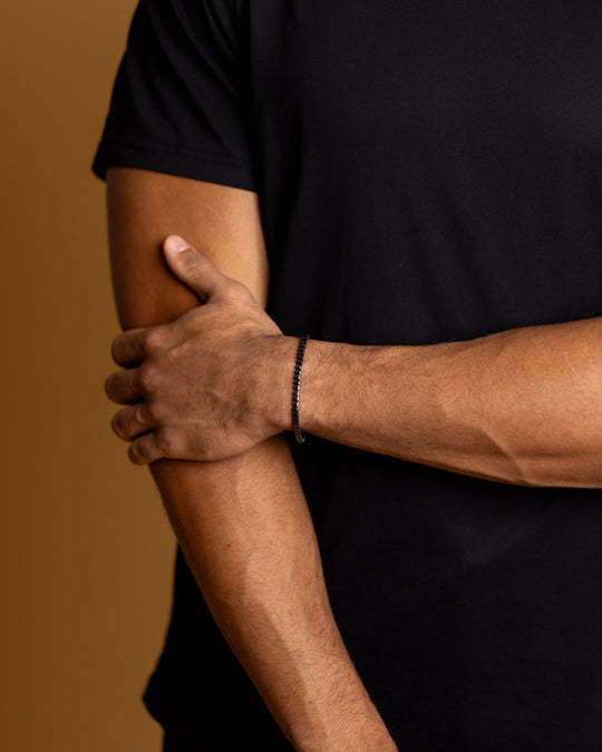 3mm Full Black tennis bracelet