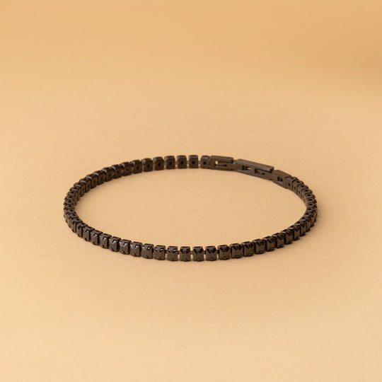 3mm Full Black tennis bracelet