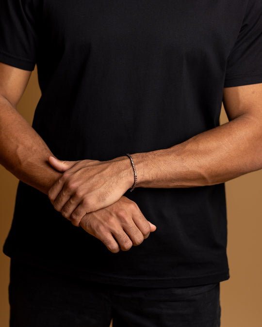 3mm Black Coffee tennis bracelet