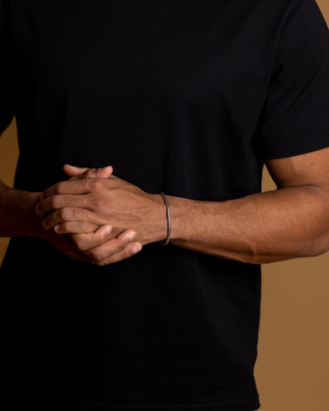 3mm Snake chain bracelet with silver finish