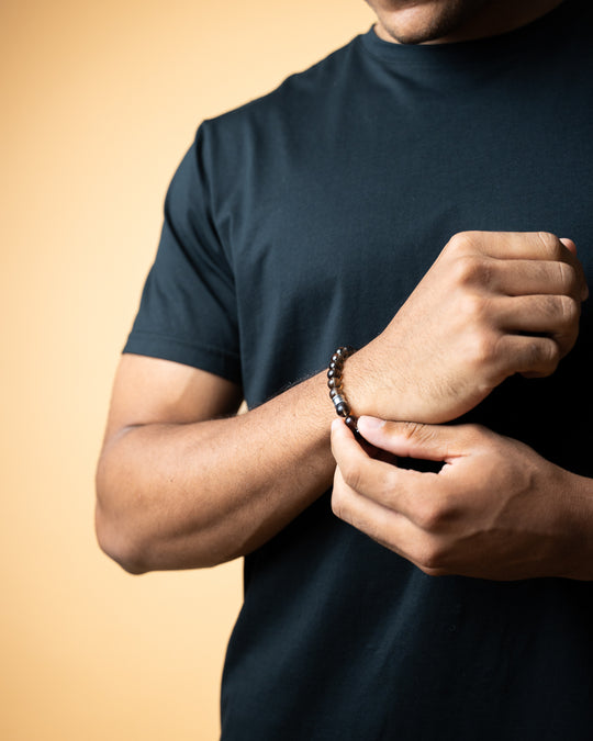 Armband mit 8 mm Achatstein