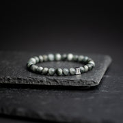 Bracelet with 6mm Hawk Eye stone