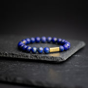 Bracelet 8mm avec pierre Lapis Lazuli