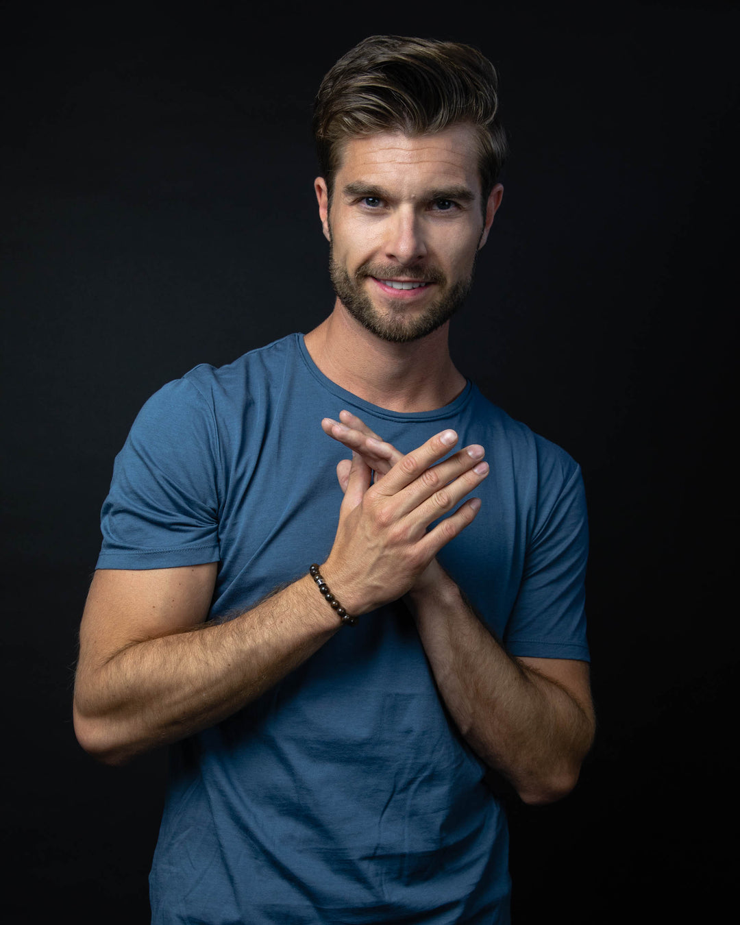 Armband mit 8 mm Bronzitstein