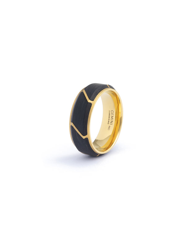 Handmade His and Her 18k Gold Wedding Titanium Rings Set | Wedding rings  sets his and hers, Titanium ring set, Titanium wedding rings
