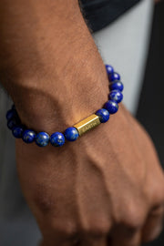 Bracelet 8mm avec pierre Lapis Lazuli