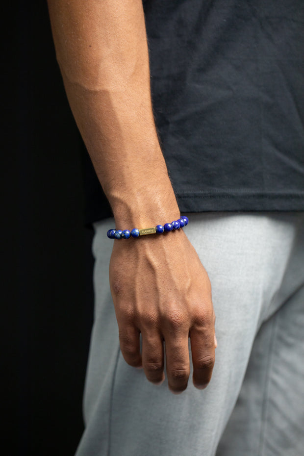 8mm Bracelet with Lapis Lazuli stone – Gemini Official