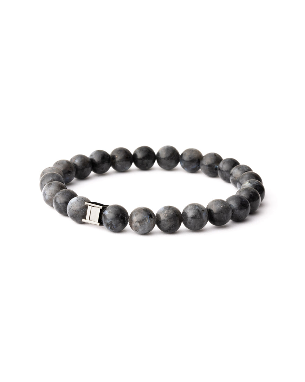 Bracelet with 8mm Larvikite stone