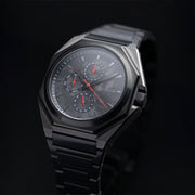Limited Edition 44mm horloge met carbon wijzerplaat en zwarte afwerking